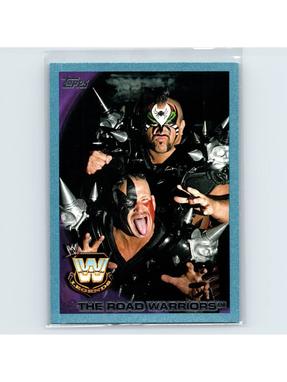 2010 Topps WWE The Road Warriors #107 Blue #/2010